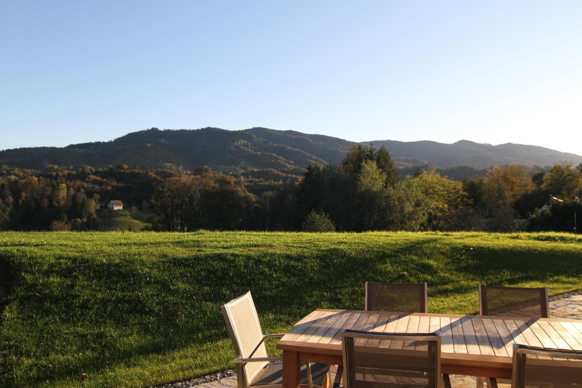 Traumhaftes Ferienhaus am Lateinberg - 8455 Eibiswald Südsteiermark Villa Bagian luar foto