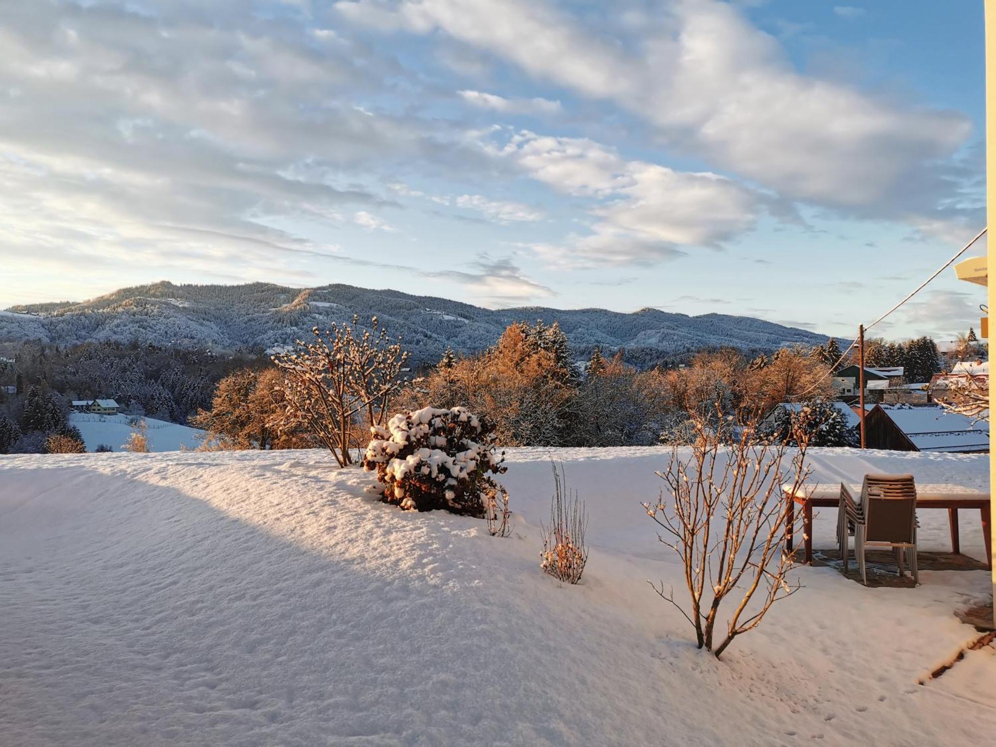 Traumhaftes Ferienhaus am Lateinberg - 8455 Eibiswald Südsteiermark Villa Bagian luar foto